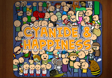 Cyanide & Happiness Every Character Mousepad