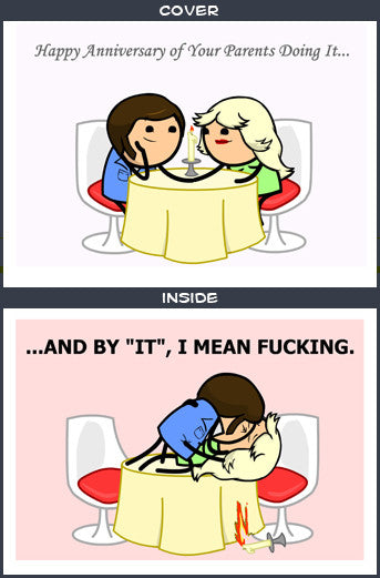Cyanide & Happiness Birthday Anniversary Greeting Card