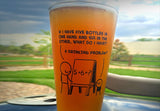 Drinking Problem Pint Glass