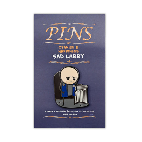 Sad Larry Pin