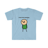 I Don't Feel Anything - Joking Hazard Card shirt