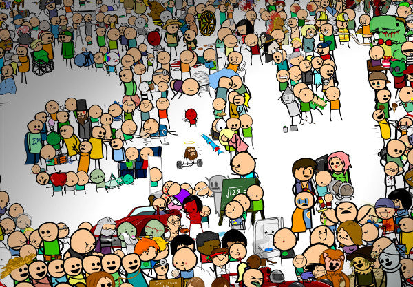 Cyanide & Happiness Huge Every Character Poster