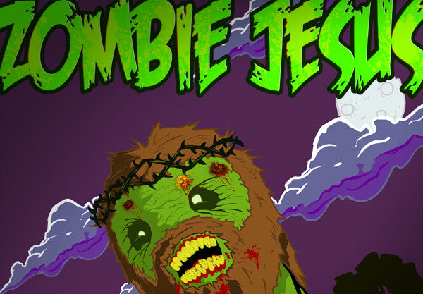 Cyanide & Happiness Zombie Jesus Poster